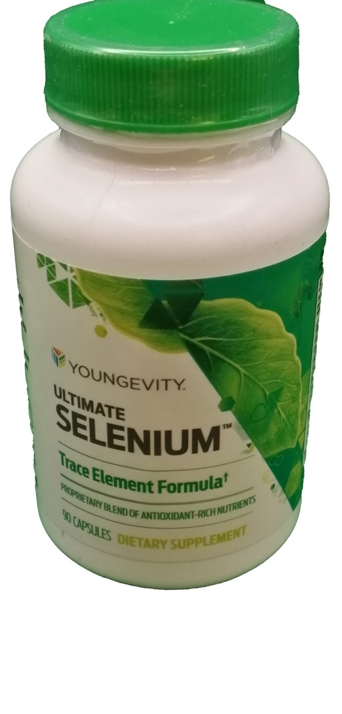 Youngevity Ultimate Selenium + Cofactors - Βασικό συμπλήρωμα ορυκτών για την υποστήριξη του ανοσοποιητικού, αντιοξειδωτική άμυνα, λειτουργία θυρεοειδούς, και κυτταρική υγεία (I-σεληνομεθειονίνη) - (90 κάψουλες)