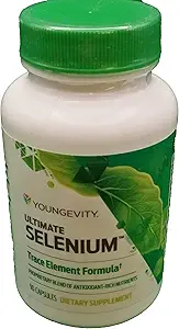 Youngevity Ultimate Selenium + Cofactors - Βασικό συμπλήρωμα ορυκτών για την υποστήριξη του ανοσοποιητικού, αντιοξειδωτική άμυνα, λειτουργία θυρεοειδούς, και κυτταρική υγεία (I-σεληνομεθειονίνη) - (90 κάψουλες)