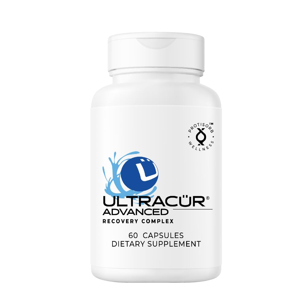 UltraCur Advanced Joint Supplement Υποστήριξης με Υψηλή Απορρόφηση Κουρκουμίνη - Extra Strength Protisorb Liquid Protein Scaffold - Υποστηρίζει Κινητικότητα & Ευελιξία με Devils Claw & Boswellia - 60 Κάψουλες