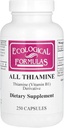 Οικολογικές Φόρμουλες Allithiamine Vitamin B1 Capsule, 50 mg, 250 Count