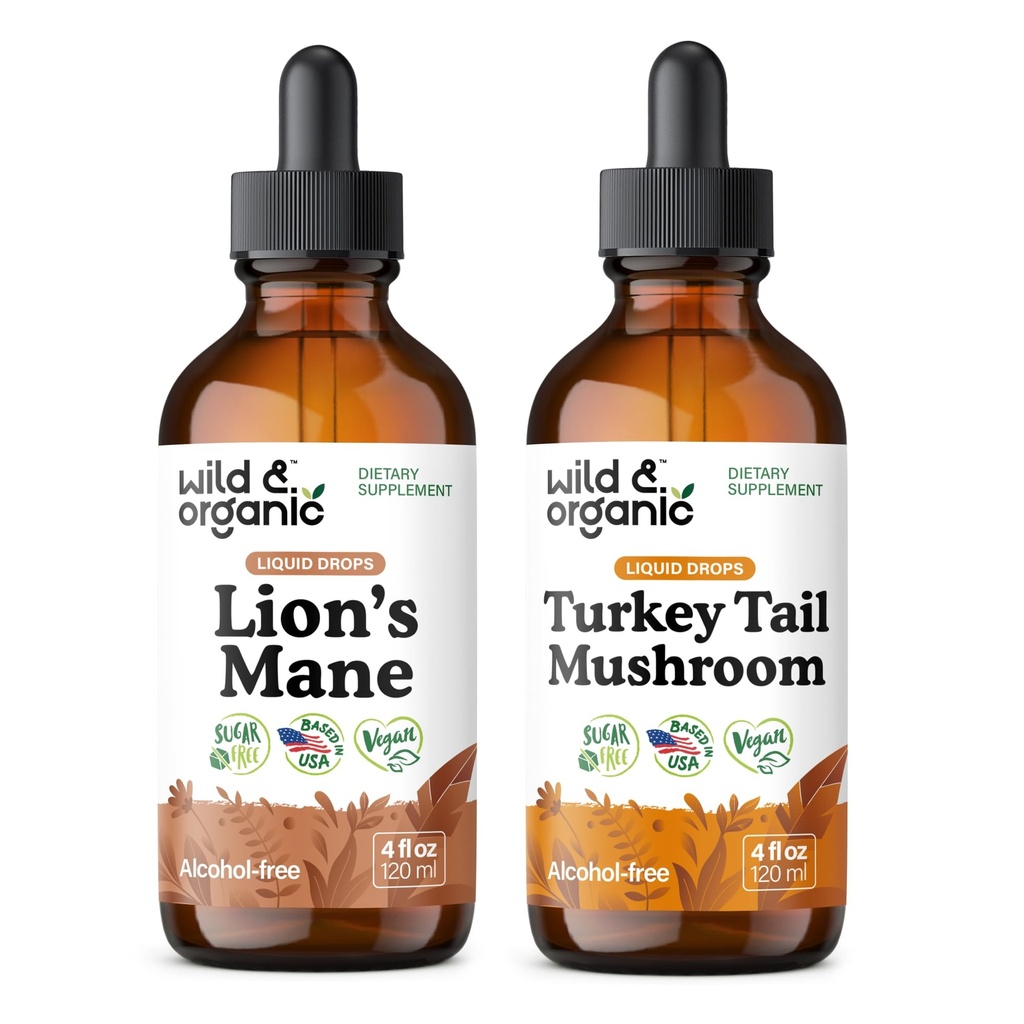 Άγρια & Βιολογική Βάμμα Λάιον 4 fl oz & Turkey Βάμμα ουράς 4 fl oz