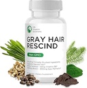 DR Vitamin Solutions Gray Hair Rescined with Catalase - Αντιγήρανση μαλλιών, δέρματος και νυχιών Βιταμίνες, παντοθενικό οξύ, φολικό οξύ 400mcg, βιοτίνη 300mcg, πριονισμένο Palmetto για άνδρες και γυναίκες