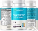 MINATURALS neuroBRAIN Complex Συμπληρώματα για Βοήθεια με Μνήμη και Εστίαση Για Άνδρες, γυναίκες και ηλικιωμένους, Βιταμίνες και Bacopa, GABA, Σπόροι σταφυλιού, εκχύλισμα φρούτων Bilberry, και περισσότερα...