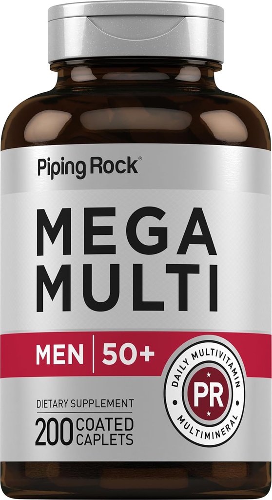 Piping Rock Multivitamin για άνδρες Πάνω από 50+ 