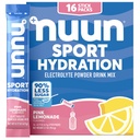 Nuun Sport Ηλεκτρολυτικά Συσκευασίες σκόνης με μαγνήσιο, ασβέστιο, κάλιο, Χλωριούχο, και Νάτριο, Ενυδατική Συσκευασίες για On-the-Go, Pink Λεμονάδα Γεύση, Χωρίς γλουτένη & Vegan, 16 Ενιαία Σερβίρισμα