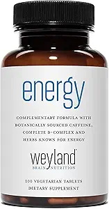 Energy | Complimentary Formula w/Botanically Sourced Caffeine | Complete B-Complex & Energy Supportive Herbs