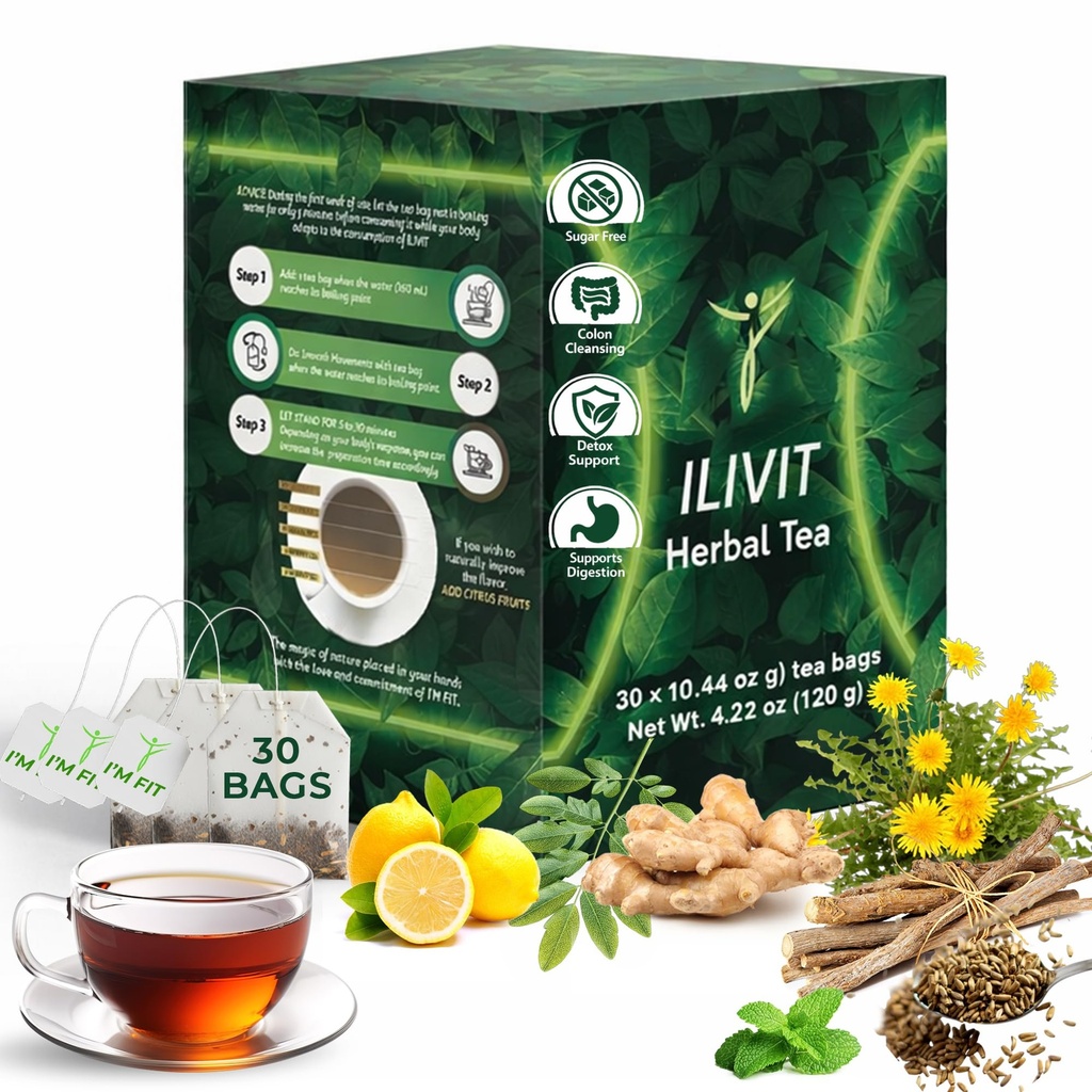 Ilivit Organic Colon Cleanser & Detox Τσάι 