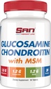 SAN Premium Glucosamine Chondroitin με MSM Complex για κοινή υποστήριξη - Φυσική Φόρμουλα για υγιείς αρθρώσεις και κινητικότητα. 30 Υπηρεσίες