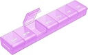 AUVON Weekly Pill Organizer with Avenious Opening Design, Arthritis Friendly Pill Box, BPA-Free Pill Organizer 7 Day, Χαριτωμένη & Φορητή θήκη χαπιών για βιταμίνες, συμπληρώματα και φάρμακα