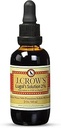 J.CROW'S® Lugol's Solution of Iodine 2% 2 oz (1 Bottle) – Premium Iodine & Potassium Iodide Liquid, Gluten &, Alcohol-Free Natural Brine Extract, No Expiration