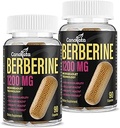 Berberine Supplement 1200mg - High Bioavailability Berberine HCL Microbeadlets,GLP-1 & AMPK Activator for Women Men 180 Vegan Capsules