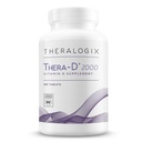 Theralogix Thera-D 2000 Vitamin D Supplement - 2,000 IU (50 mcg) Βιταμίνη D3 Tablets - 180-Ημέρες Προσφορά - Συμπλήρωμα Ανοσολογικής Υποστήριξης για Γυναίκες & Άνδρες - Βοηθήματα Υγεία των οστών & της καρδιάς - NSF Πιστοποιημένα -180 Tablets