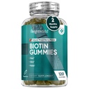 WeightWorld Biotin Hair Skin and Nails Gummies- 120 Count - Biotin Gummies 5000mcg with 13 Essential Micronutrients - Biotin for Hair Growth Women & Men - Vegetarian - Non-GMO (2-Month Supply)
