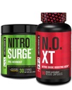 Jacked Εργοστάσιο Nitrosurge προ-εξάσκηση σε ανανά & N.O. XT Nitric Oxide Booster για άνδρες & γυναίκες
