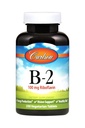 Carlson - B-2, 100 mg Ριβοφλαβίνης, Παραγωγής Ενέργειας, Υποστήριξης Οράματος & Υγιεινού Δέρματος, 250 χορτοφαγικά δισκία