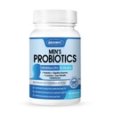 ZEBORA Probiotics for Men 100 Δισεκατομμύρια CFU - Προβιοτικά για Digestive Health, Ανδρικό Προβιοτικό Συμπλήρωμα, Πρεβιοτικά & Ένζυμα, για Prostate Health with Saw Palmetto 