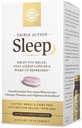 Solgar Triple Action Sleep, 30 Tablets Tri-Layer - Time-Release Μελατονίνη & L-Theanine Plus Herbal Blend - σας βοηθά να χαλαρώσετε, να κοιμηθείτε γρήγορα & να μείνετε περισσότερο ύπνο - Μη-GMO, Χωρίς γλουτένη - 30 Σερβιέτες