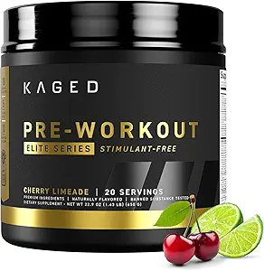 Kaged Pre Workout Elite Powder | Fruit Punch | Pre-Workout with Creatine, Beta Alanine, L-Citrulline, BCAAs | 388 mg Organic Caffeine | Pre Supplements for Men & Women | 20 Servings