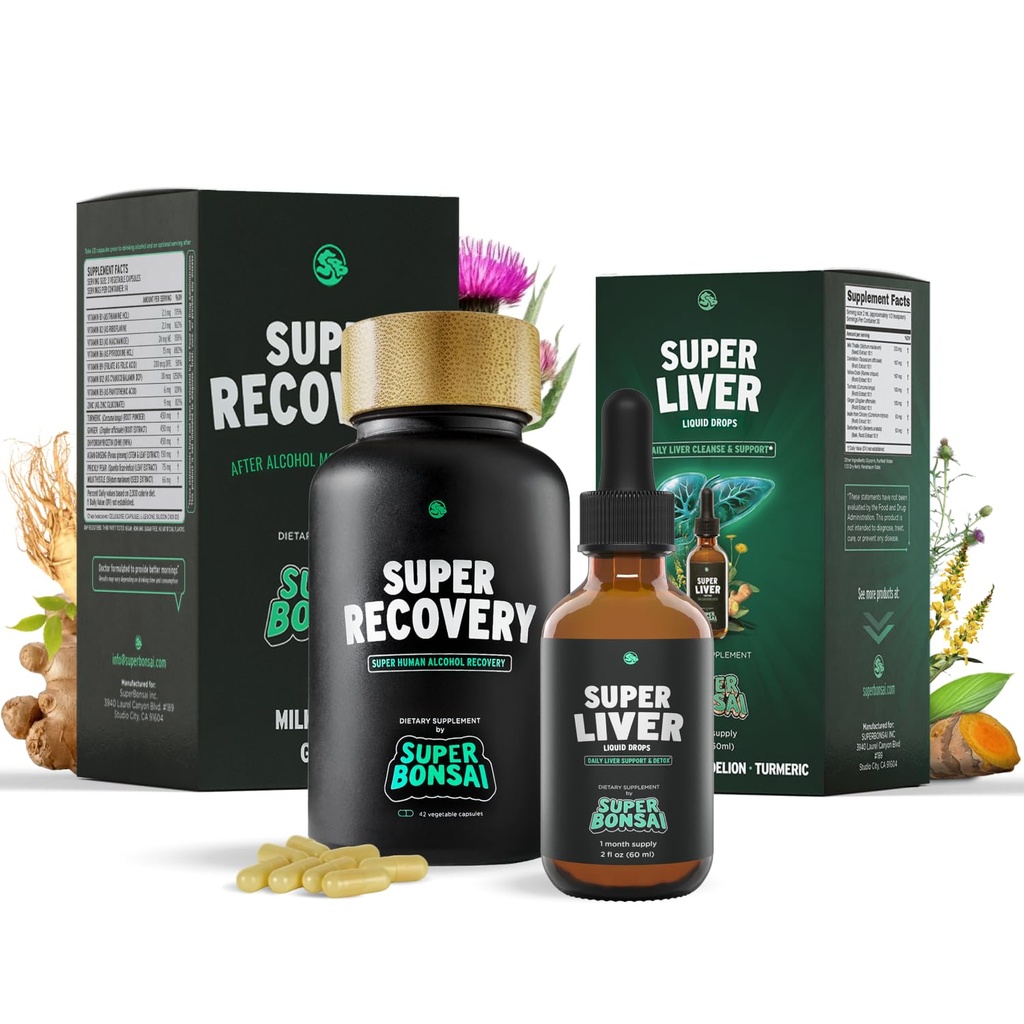 Super Recovery & Super Liver Bundle - Όλα φυσικό συκώτι καθαρισμού Detox & επισκευή