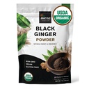 INCAS 100% USDA Organic Thai Black Ginger σκόνη για τους άνδρες 2.65 Ουγγιά από την Ταϊλάνδη μη ΓΤΟ Επαληθευμένο συμπλήρωμα βοτάνων για τη φυσική ενέργεια & αντοχή