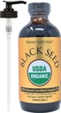 PRIME NATURAL Organic Black Seed Oil 8oz 