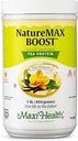 NatureMax BoostTM Pea Protein Powder - Συμπλήρωμα διατροφής Αντικατάσταση γεύματος - 20g πρωτεΐνη ανά υπηρεσία - Φυσικό άρωμα βανίλιας - βιταμίνη Kosher - 1lb