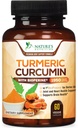 Turmeric Curcumin Supplement 1950mg - 95% Κουρκουμινοειδή με Βιολογικό Turmeric & BioPerine Black Pepper Extract για την Καλύτερη Απορρόφηση, Nature's Vegan Joint Support, Non-GMO, Εμφιαλωμένο στις ΗΠΑ - 60 Κάψουλες