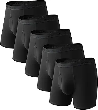 Φυσικό συναίσθημα ανδρικά εσώρουχα βισκόζη από Bamboo Boxer Briefs Εσώρουχα πακέτο για άνδρες