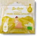 Go-Lacta® 100% Βιολογικές κάψουλες Moringa για τον θηλασμό Moms - 60 κάψουλες - Pure Premium Μεταγεννητικές Βιταμίνες - Συμπληρώματα Θηλασμός για την αύξηση της προσφοράς γάλακτος - Επιλόχειες Βιταμίνες για γυναίκες