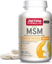 Jarrow Formulas MSM 1000 mg - 100 κάψουλες Veggie - Methylsulfonylmethane - Πηγή Sulfur - Συμπλήρωμα διατροφής Υποστηρίζει & ενισχύει αρθρώσεις - Μέχρι 100 εξυπηρετούν