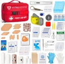 346 Piece First Aid Kit Survival - Professional Waterproof Trauma Medical Kit for Emergency, Ideal for Home, Office, Car, Travel, Outdoor, Camping, Hiking - Portable Emergency Supplies Bag