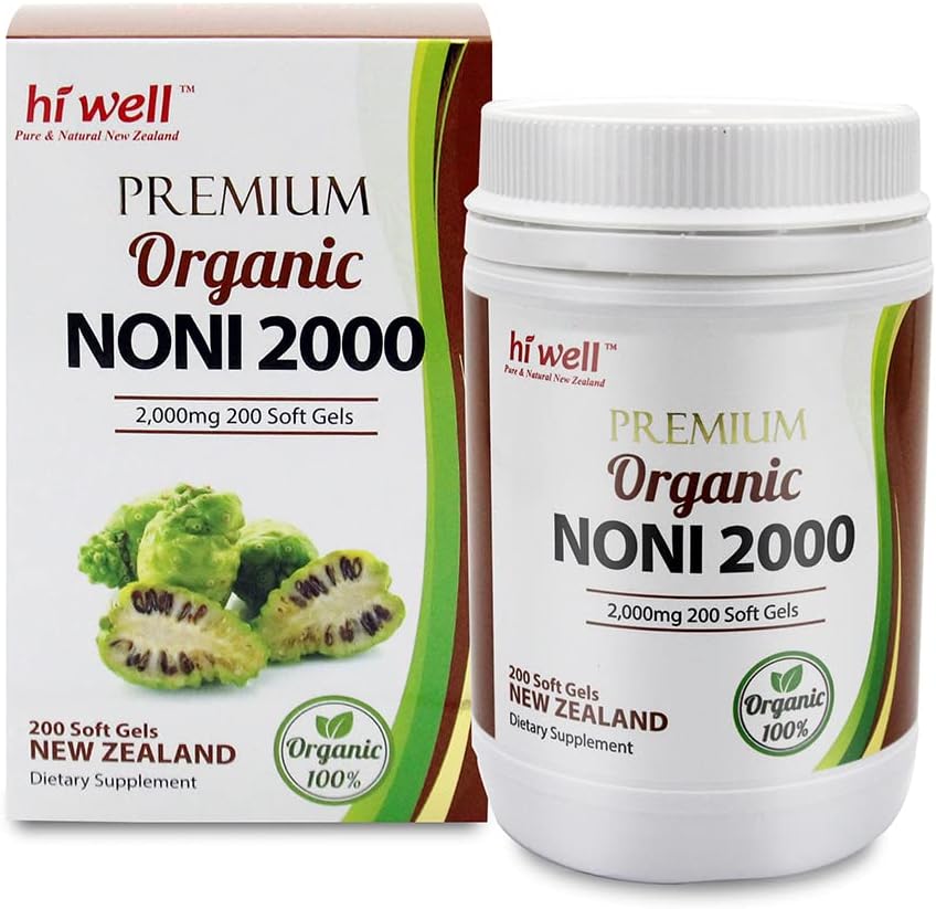 Γεια σου Well Premium Noni 2000 200 Softgels