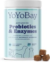 Probiotics for Dogs, Dog Probiotics and Digestive Enzymes, Pre & Probiotic Over 1 Billion CFUs, for Gut Health and Digestive Health, Yeast Balance, Immune Support, 90 Soft Chews