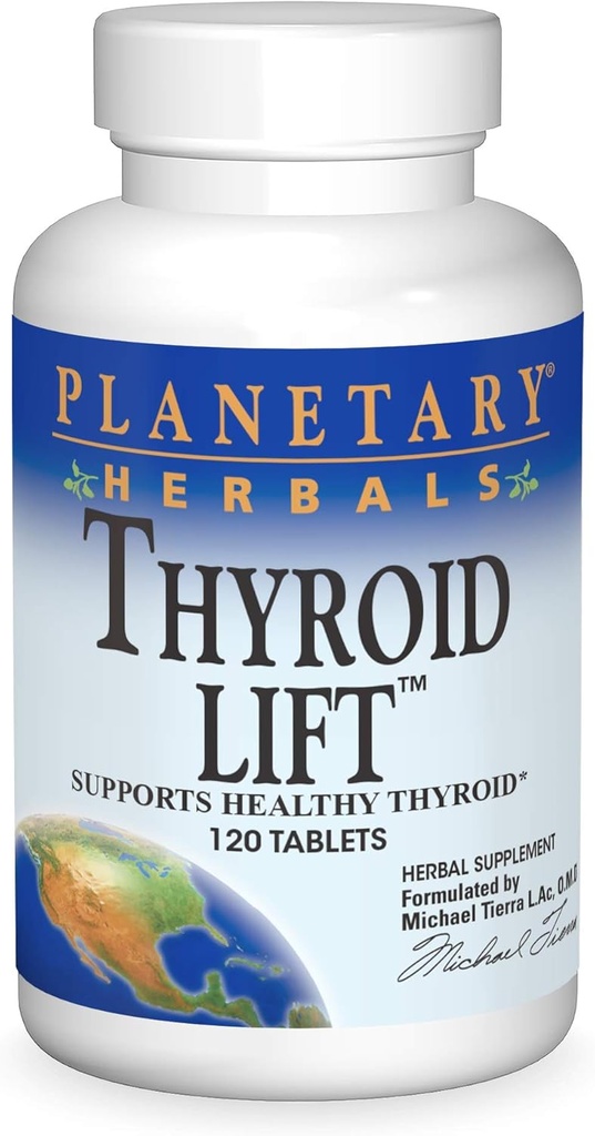 Πλανητικά βότανα Thyroid δισκία ανύψωσης, 120 κόμης