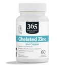 365 από το Whole Foods Market, Chelated Zinc, 60 CT