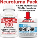 Nerve Relief Cream 8 oz Plus Neuroturna Nerve Support 900 mg Υποστήριξη ALA