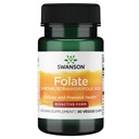 Φολικό Swanson (5-μεθυλοτετραϋδροφολικό οξύ) 400 mcg 30 Veg Κάψουλες