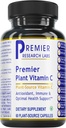 Premier Research Labs Vitamin C Supplement - Φυσική βιταμίνη C, Whole Food Vitamin C, Essential C Complex, Pure with Bioflavonoids & Βιολογικά Συστατικά - 60 κάψουλες χορτοφαγικών