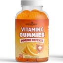 NEW AGE Vitamin C Gummies Orange Vitamin C Gummy - Υποστηρίζει υγιές ανοσοποιητικό σύστημα - χορτοφάγους χωρίς γλουτένη (60 Gummies)
