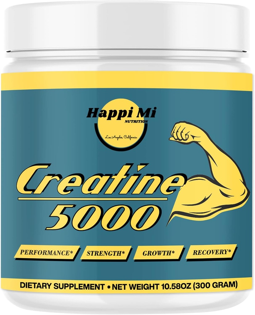 Micronized Creatine Monohydrate Powder, Unflavored, Pre Processing, Post Workout, Recovery, Muscle Building, Βελτιώστε την Αθλητική Απόδοση, 300 Gram, 5000mg ανά υπηρεσία, 60 Services