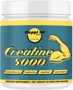 Micronized Creatine Monohydrate Powder, Unflavored, Pre Processing, Post Workout, Recovery, Muscle Building, Βελτιώστε την Αθλητική Απόδοση, 300 Gram, 5000mg ανά υπηρεσία, 60 Services
