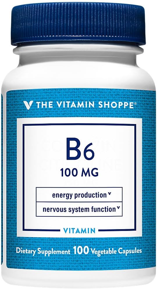 Η βιταμίνη Shoppe B6 100MG (100 κάψουλες)