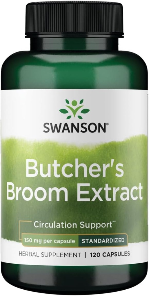 Swanson Butcher's Broom (Standardized) 150 Milligrams 120 Κάψουλες