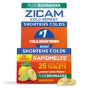 Zicam Ψευδάργυρος Ψυχρή θεραπεία Ταχεία Μελίλια Γρήγορης Διάλυσης Δισκία Λεμόνι-Lime Γεύση με Echinacea 25ct