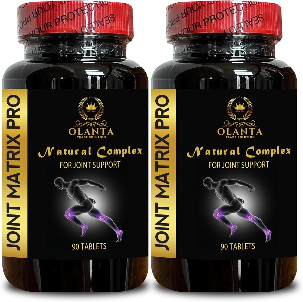 Joint Matrix PRO Complex - Συμπληρώματα γόνατος για κοινή ευελιξία, κοινό συμπλήρωμα υποστήριξης για άνδρες και γυναίκες, βοήθεια ευελιξίας - 2 μπουκάλια