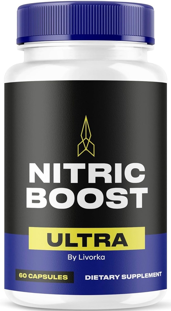 1 Pack - NitricBoost Ultra Capsules, NitricBoost Ultra Advanced Formula, 60 Capsules for 1 Month