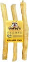 Woofley's 12 Inch Pure Collagen Sticks for Dogs (3 Count) - Chews for Medium & Large Dogs - Bully Stick Rawhide Alternative
