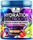 Ενυδατική Ηλεκτρολυτική Σκόνη 1200mg - Daily Liquid Repleniser Drink Mix - Ηλεκτρολυτικός Πολλαπλασιαστής με Ορυκτά, Κάλιο & Αληθινό Αλάτι, Κέτο, Μη ΓΤΟ - Nesty Fruit Flavor Electrolytes - 60 Μερίδες