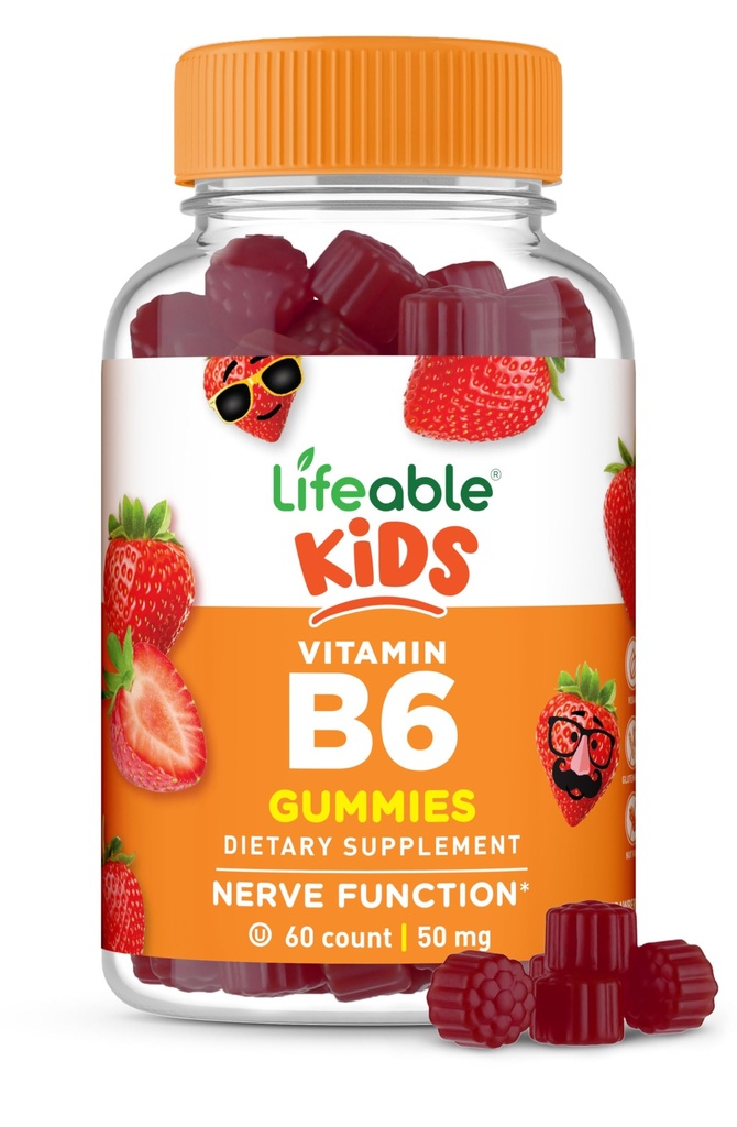 Ζωηρή βιταμίνη B6 Gummies για τα παιδιά 