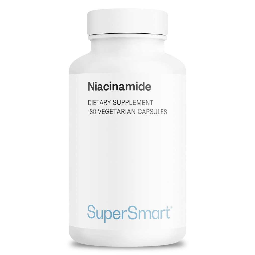 Supersmart - συμπλήρωμα νιακιναμίδης 2000mg ανά ημέρα (Νικοτιναμίδη) - Flush Free Vitamin B3 Niacin 